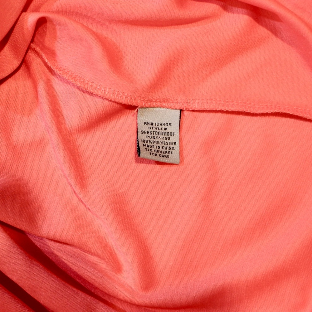 Chiffon Skater Dress, Size XL, Peach - Picture 7 of 7